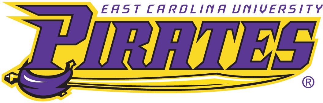 East Carolina Pirates 1999-2013 Wordmark Logo v2 diy DTF decal sticker